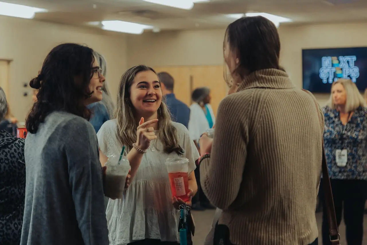 Liberty at Harbour View women smiling and talking