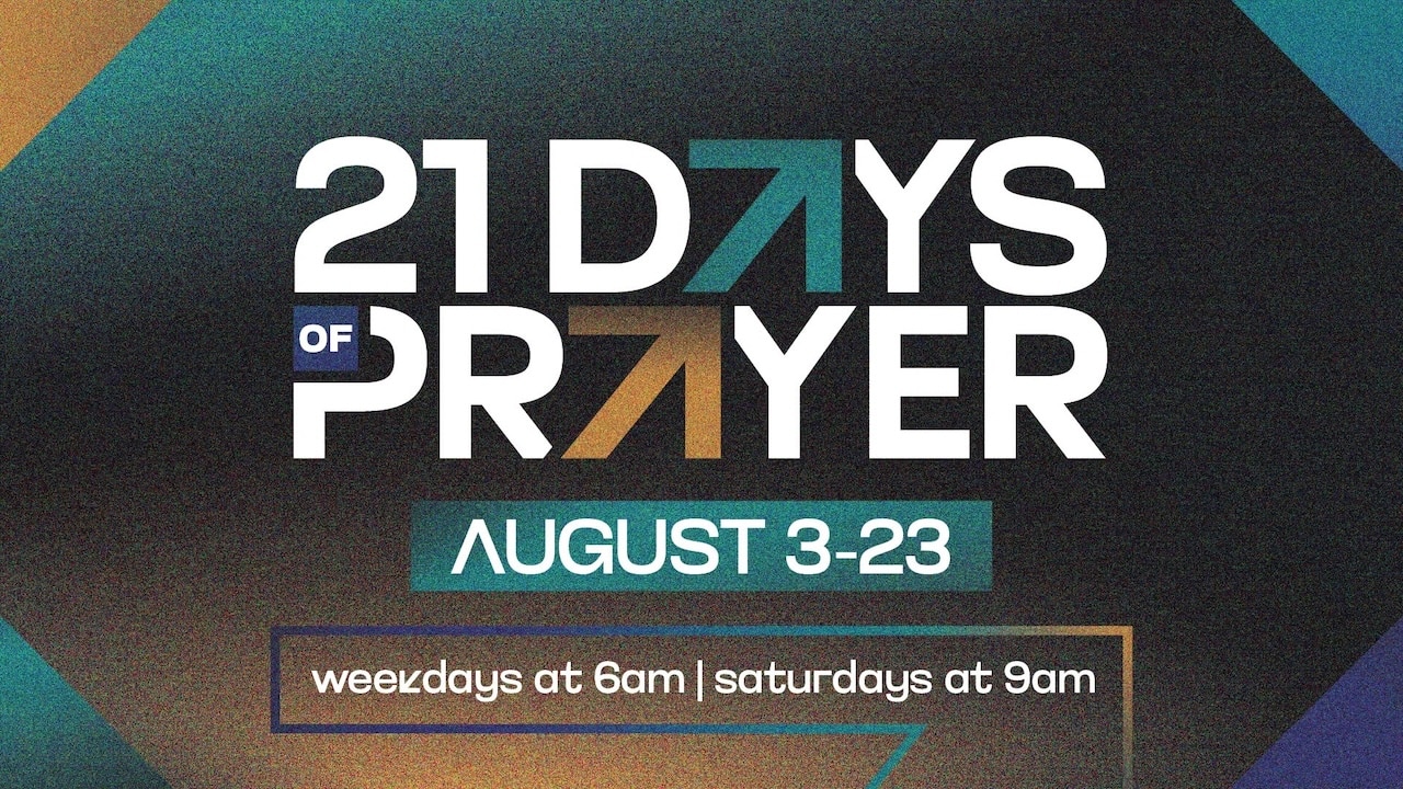21 Days of Prayer August Graphic
