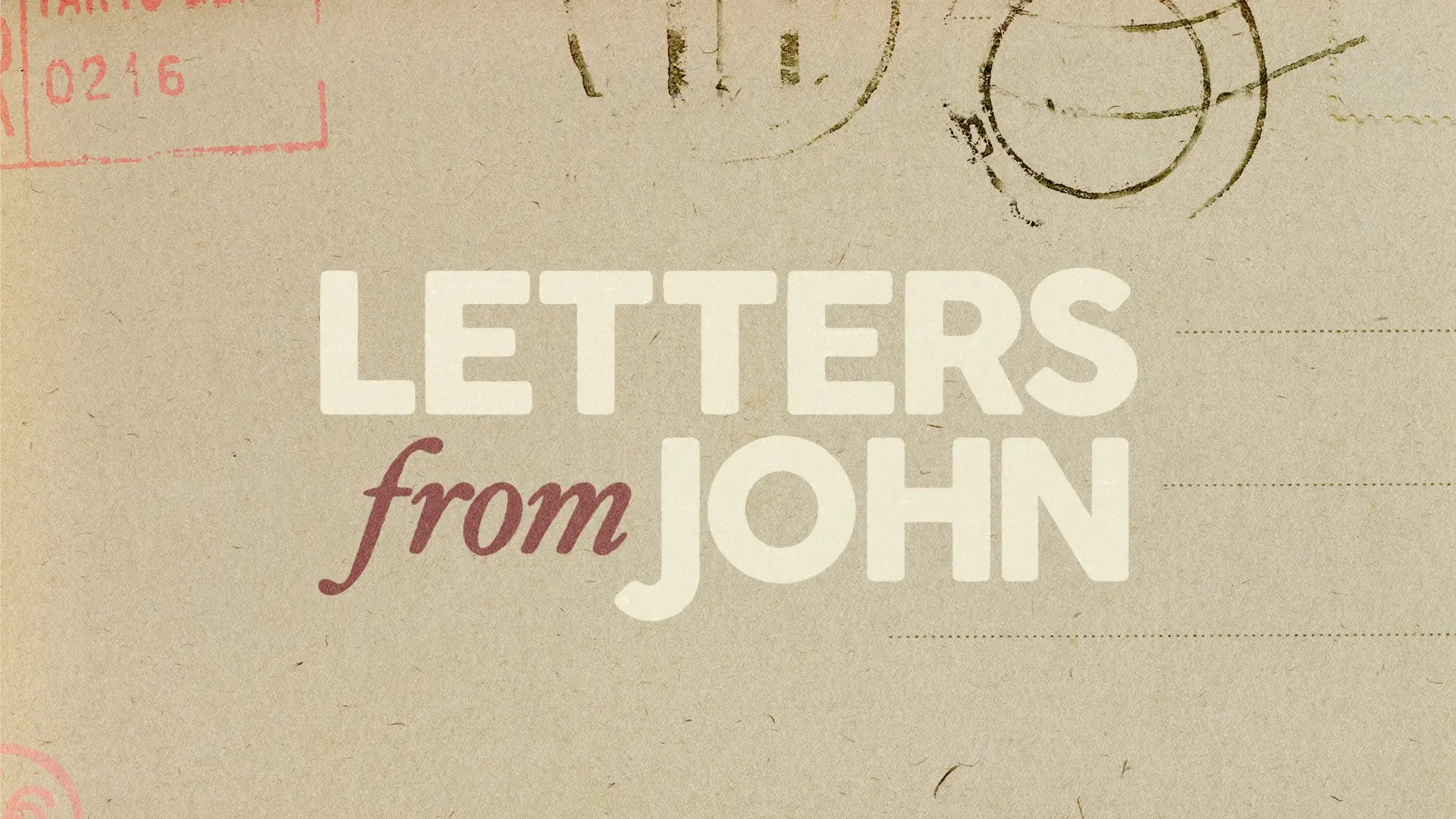 Letters from John